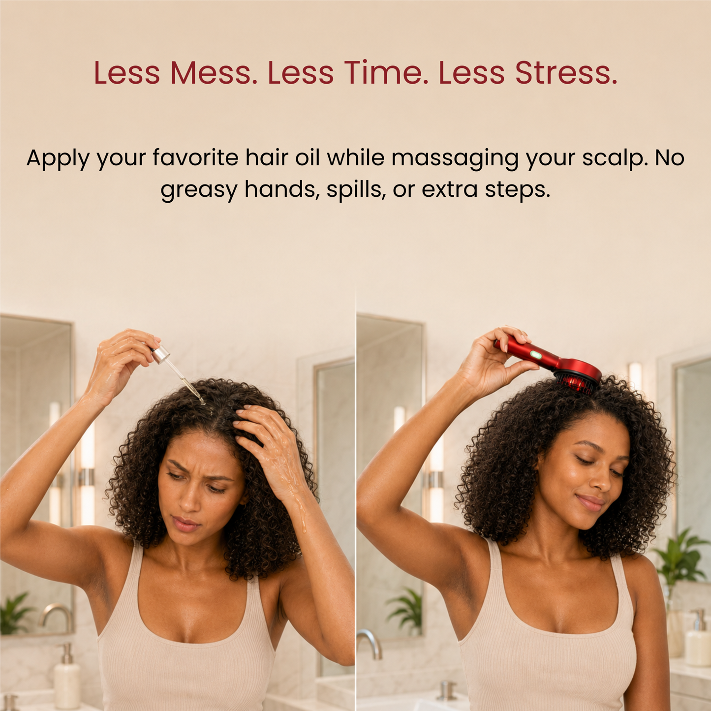 3-in-1 Scalp Massager & Oil Applicator