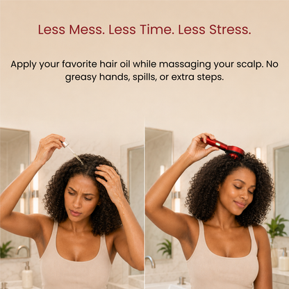 3-in-1 Scalp Massager & Oil Applicator